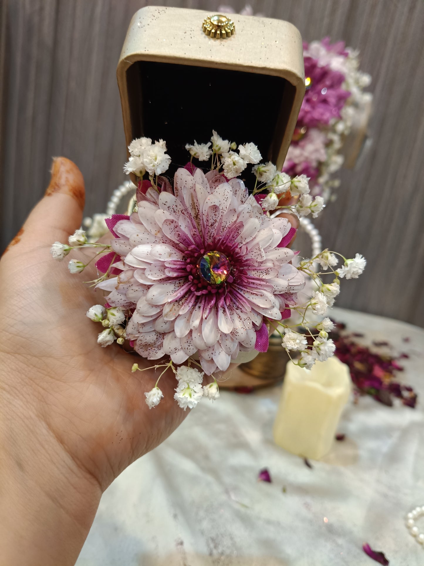 Imported fresh floral jewelry for bridals ❤️