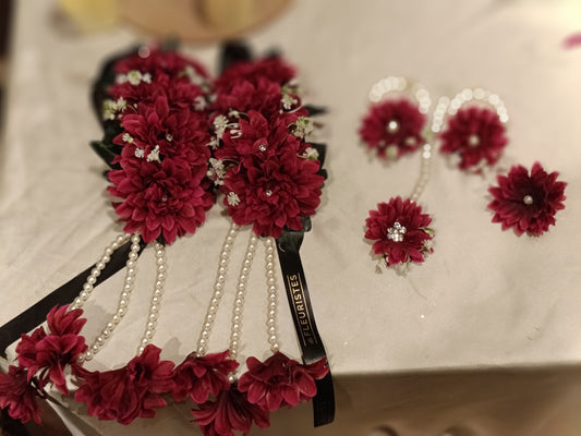 Artificial Floral Glamour Set