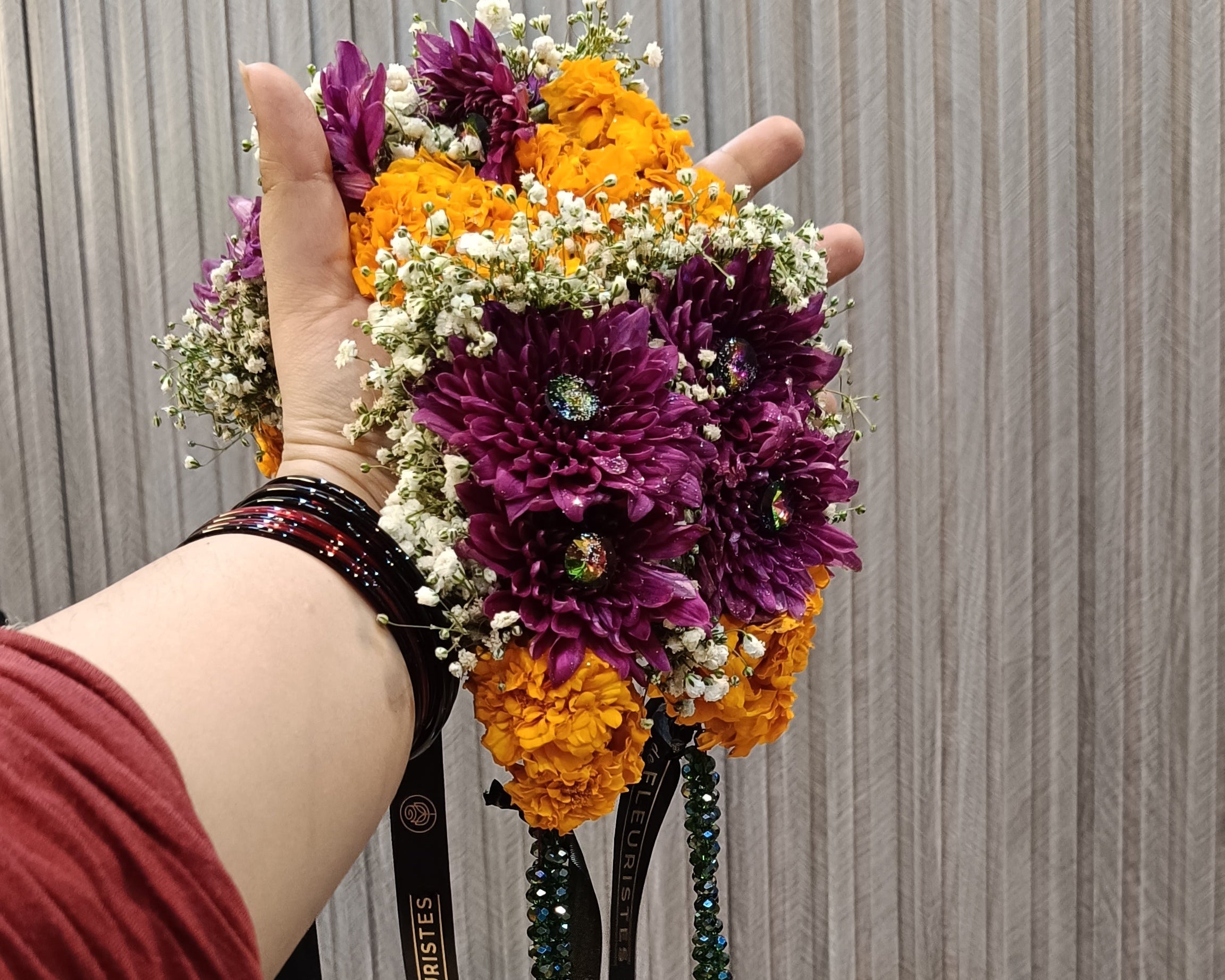 Whimsical floral Gajra