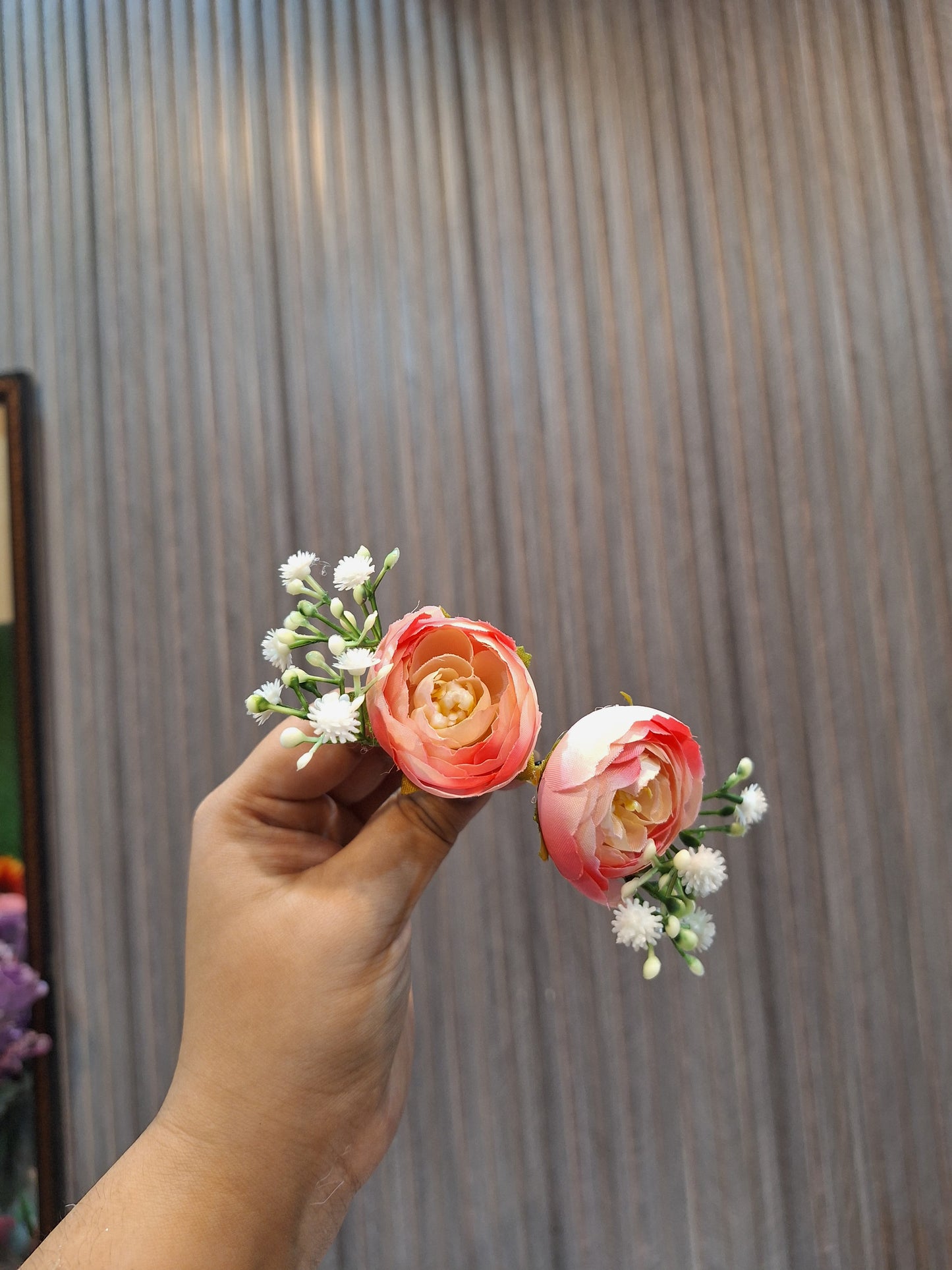 Pink Floral pin's