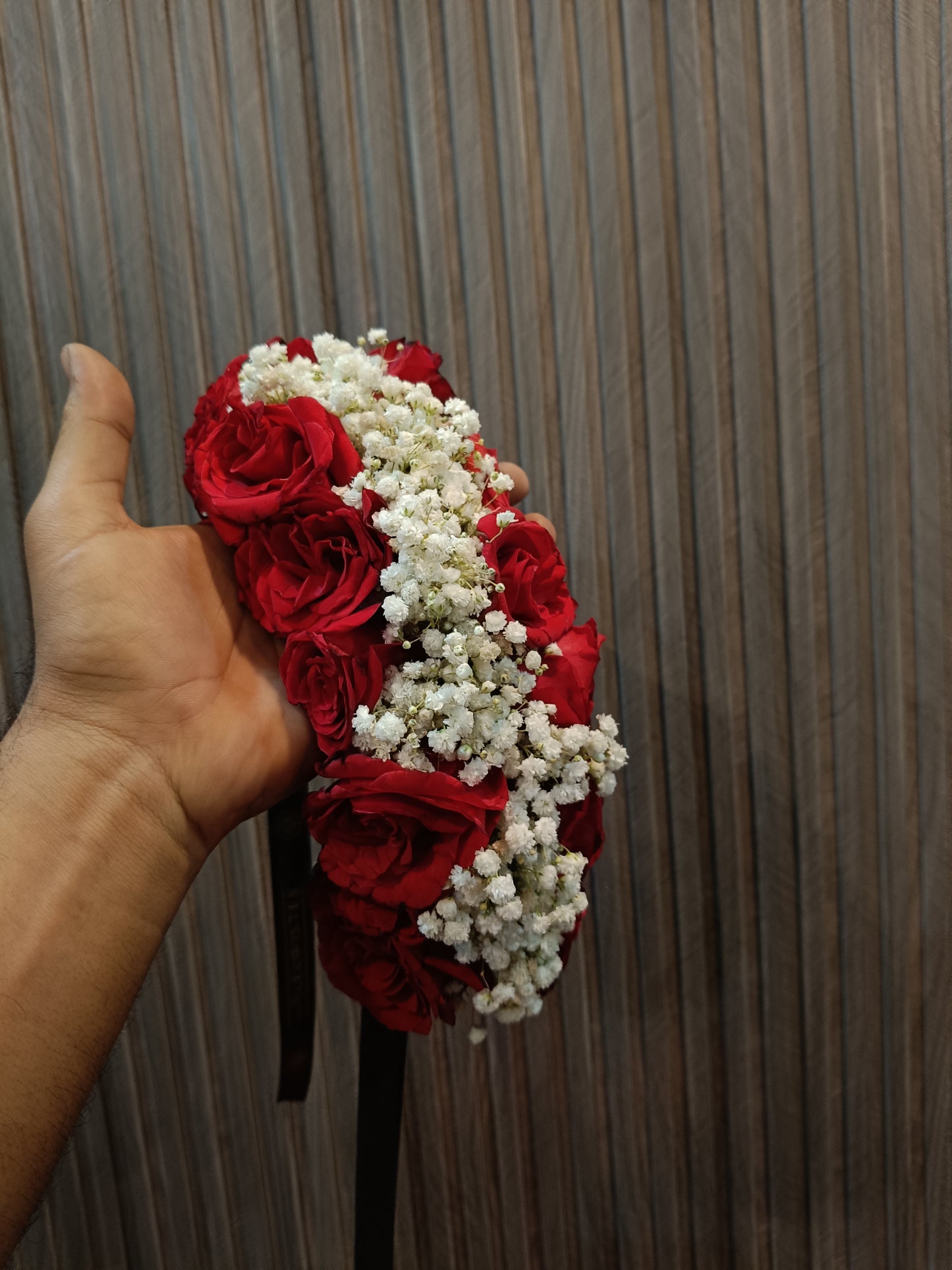Fresh floral Hair Bun