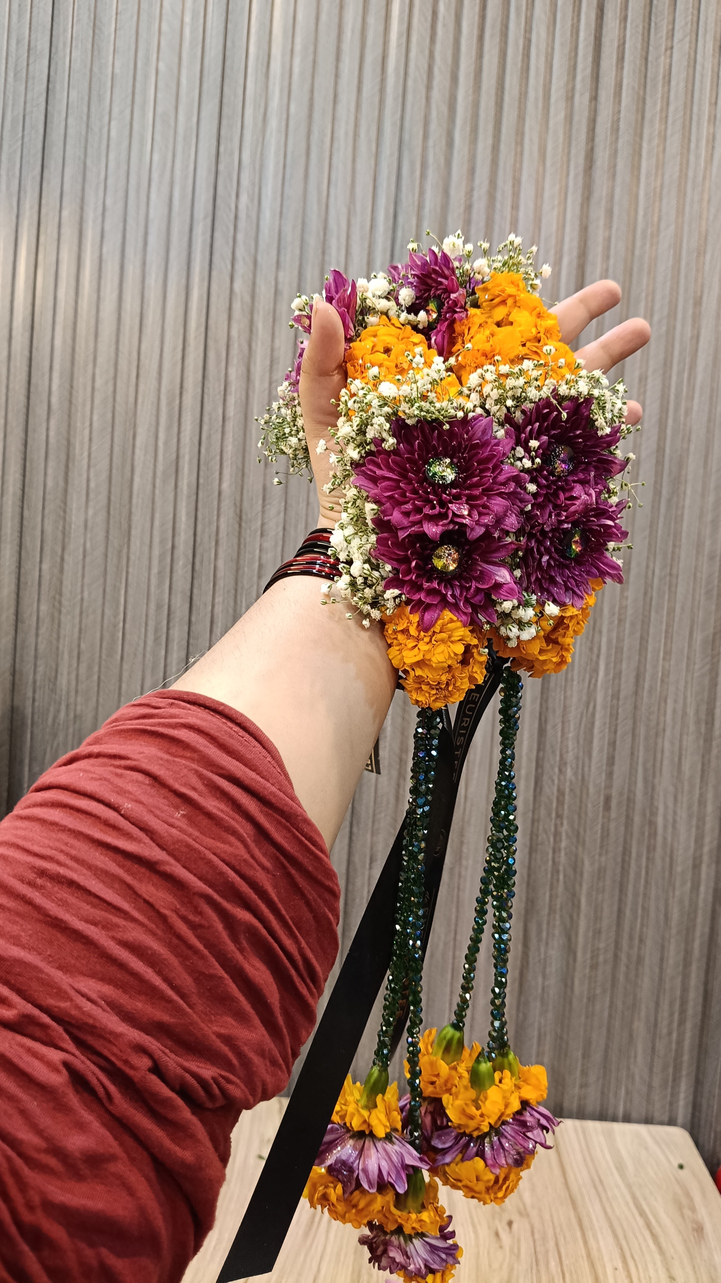 Whimsical floral Gajra
