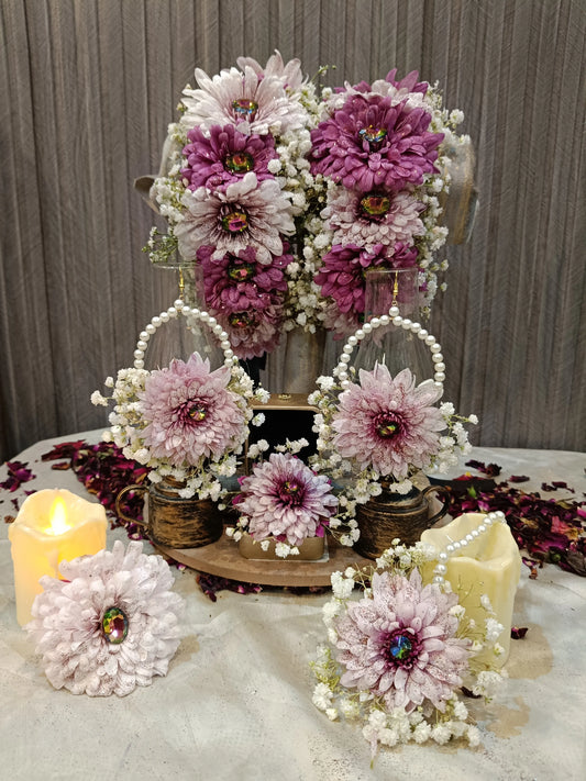 Imported fresh floral jewelry for bridals ❤️