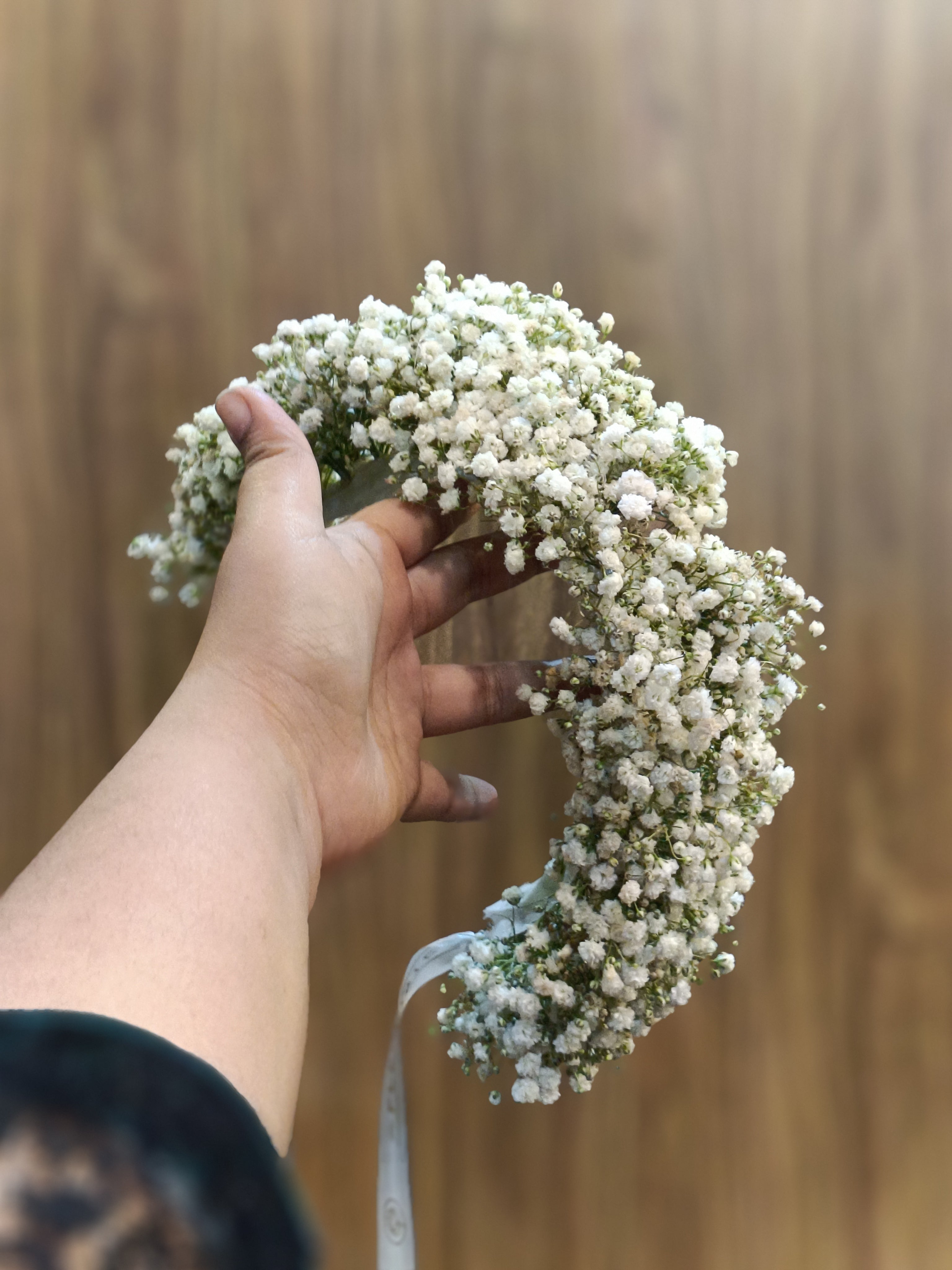 Baby's Breath Floral Hair Bun
