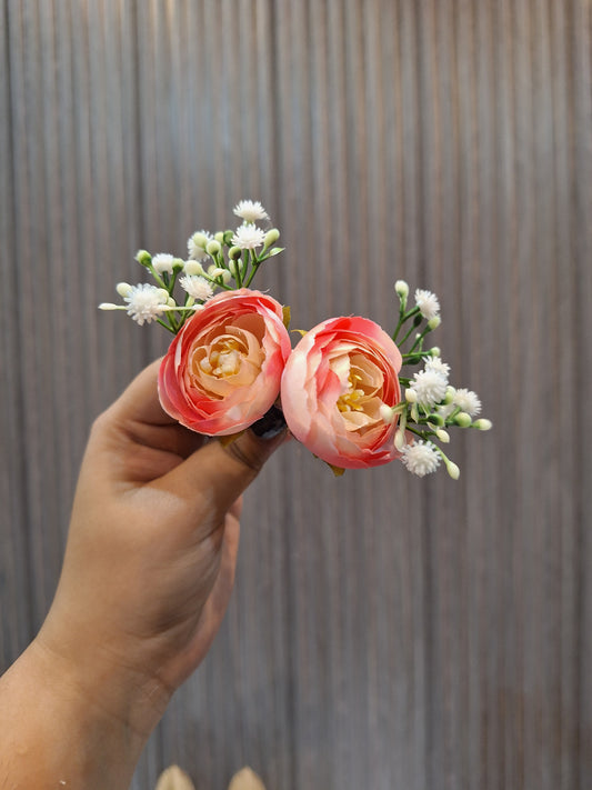 Pink Floral pin's