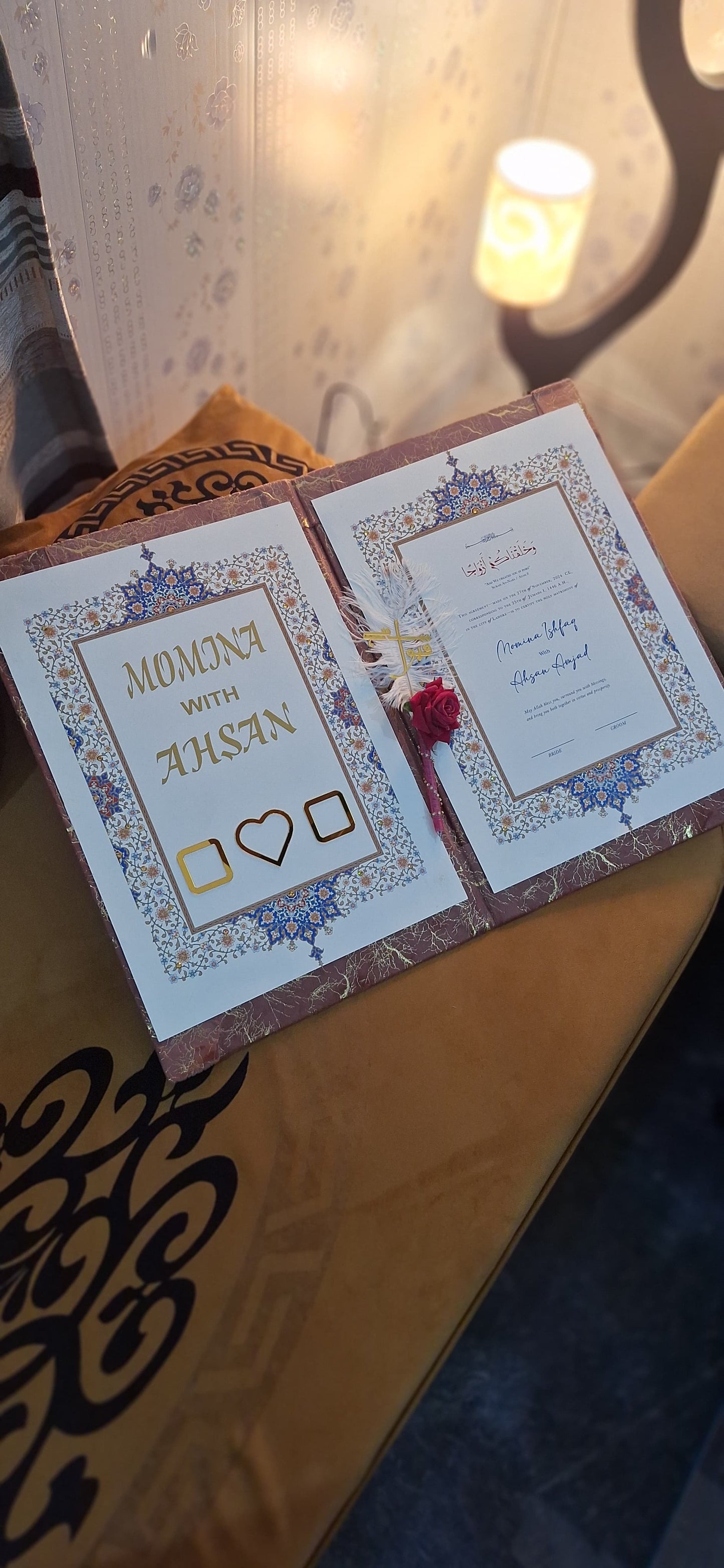 Nikkah Booklet With Nikkah pen