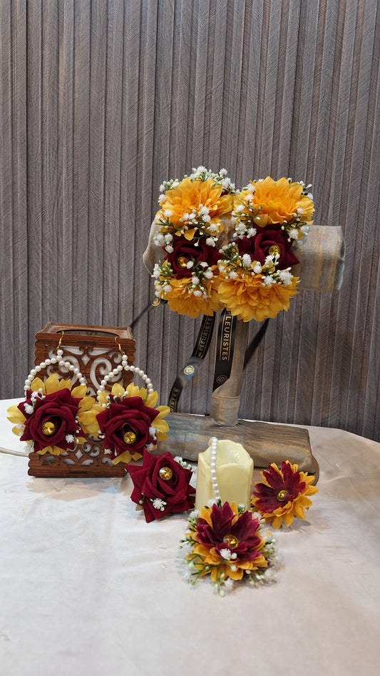 Mayoon floral jewelry