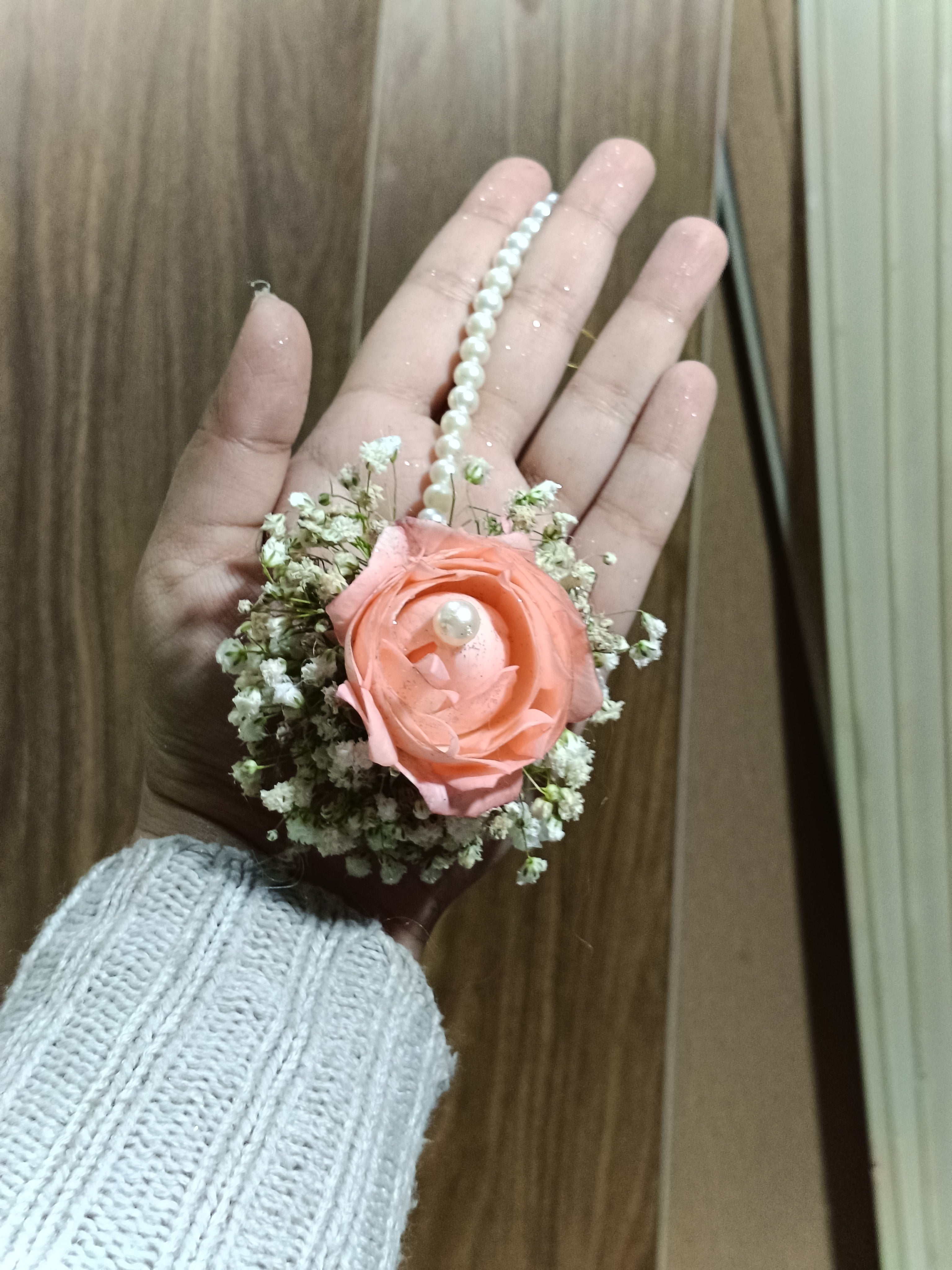 Pink Rose jewelry set