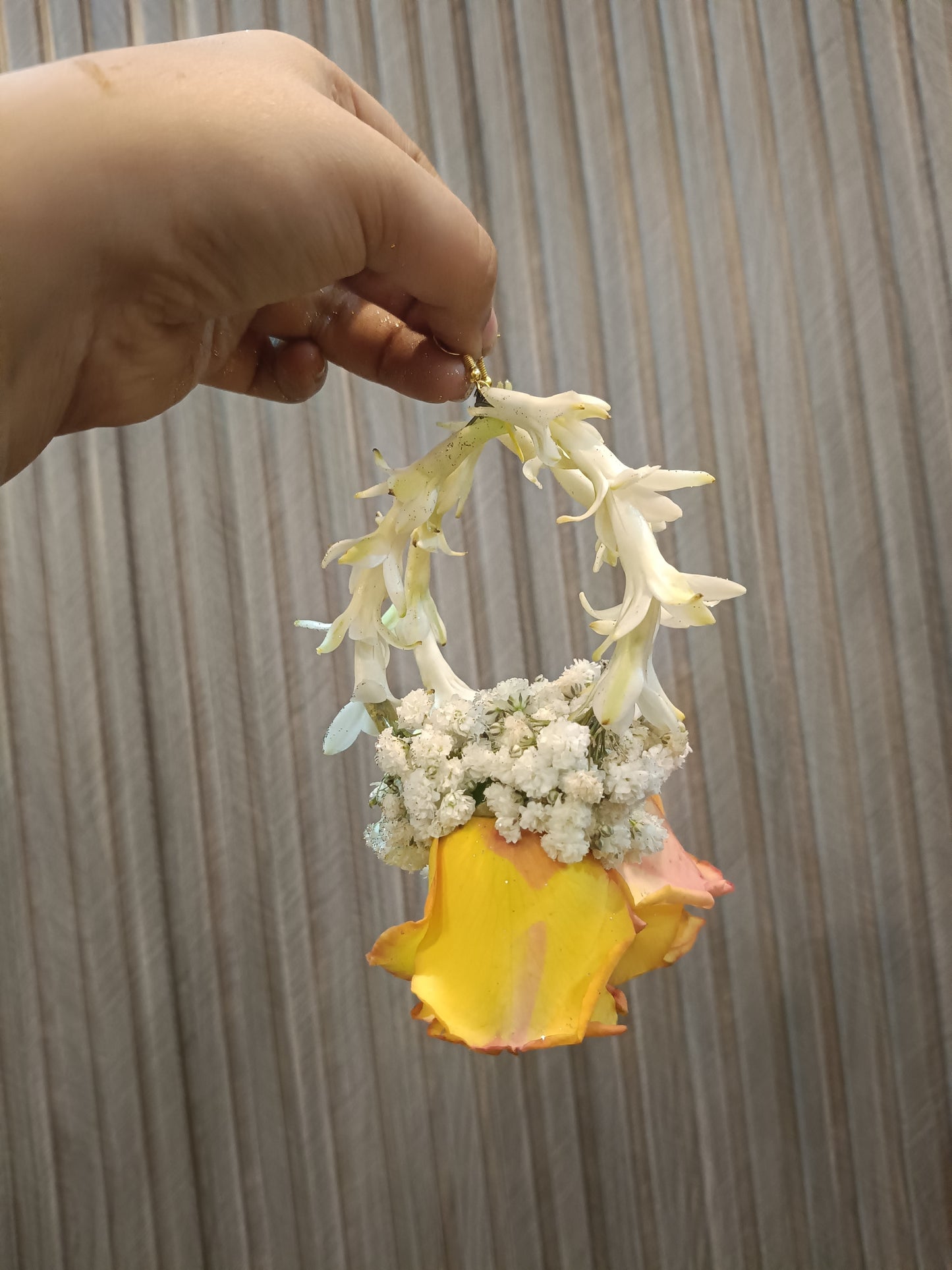 Rose floral jewelry
