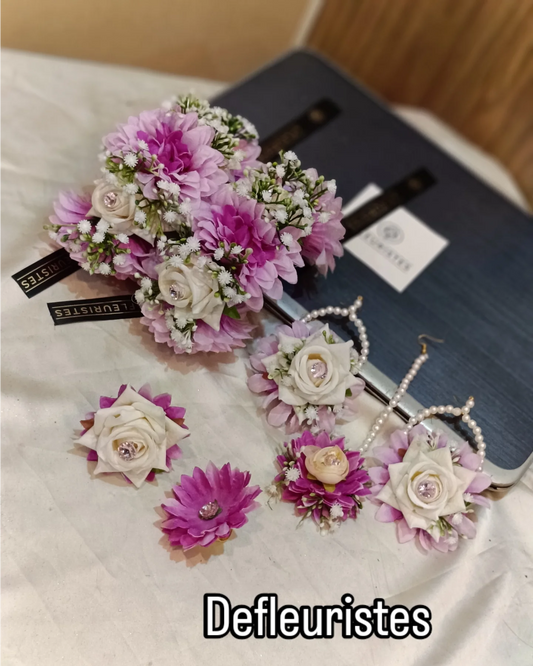Elegant Floral Jewelry