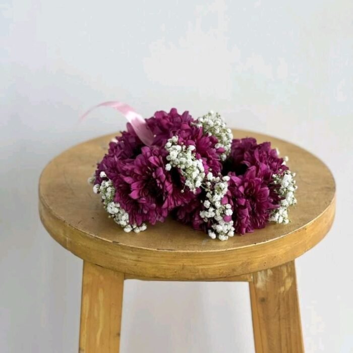 Purple and white floral jwellery - Image 2