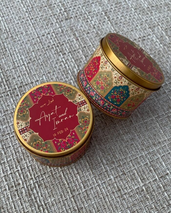 cultural design Tin box