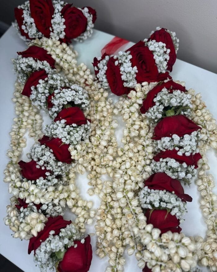 Red rose kalire for brides